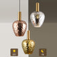 HeyHeaven® Hanglamp 3 stuks Goud,Zilver en Rood