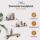 Heyheaven® Zwevende Wandplank Set - 3 Stuks - Boekenplank industrieel - Hout/Metaal 43cm